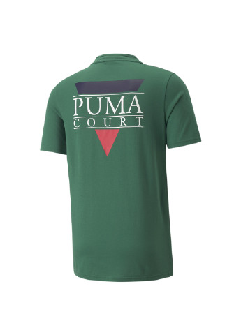 Зеленая футболка tennis club graphic men's tee Puma
