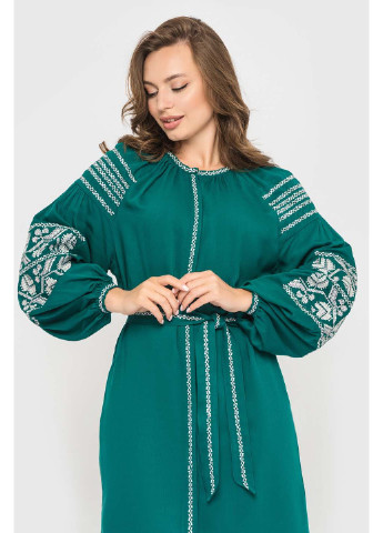Смарагдова кежуал сукня ламана гілка сорочка BeART