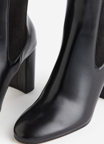 Осенние ботинки челси H&M без декора из искусственной кожи