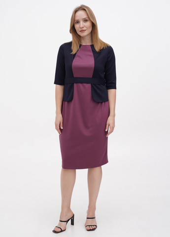 Фиолетовое кэжуал платье Laura Bettini однотонное