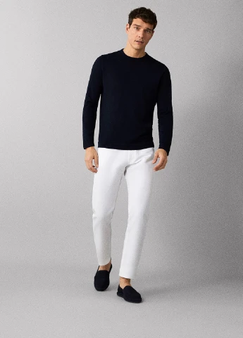 Темно-синий демисезонный джемпер джемпер Massimo Dutti