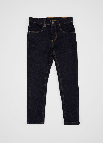 Штани DeFacto завужені темно-сірі джинсові бавовна