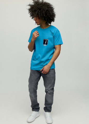 Світло-синя футболка чоловіча YAPPI