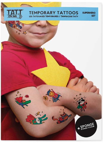 Временные тату "Superhero Set" TATTon.me (254255617)