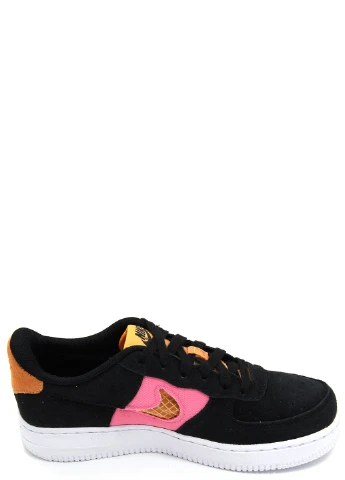 Женские кроссовки Air Force 1 LV8 GS Nike чёрные демисезоны (251134552)