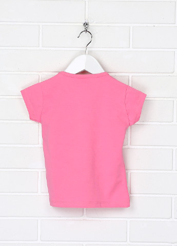 Розовая летняя футболка Mini PIRPIR
