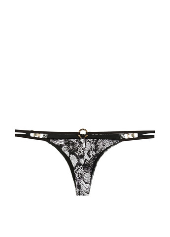 Черно-белые купальные трусики змеиный Marc & André