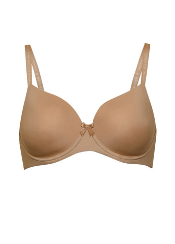 Темно-бежевый минимайзер бюстгальтер Marc & André с косточками хлопок