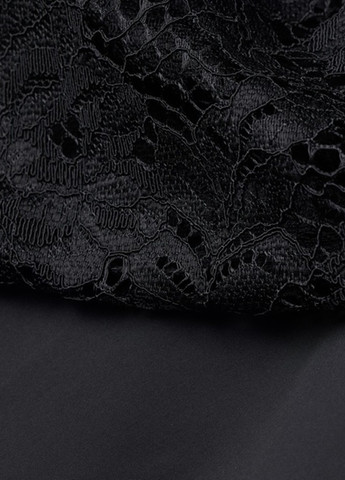 Черное кэжуал, вечернее платье клеш H&M однотонное