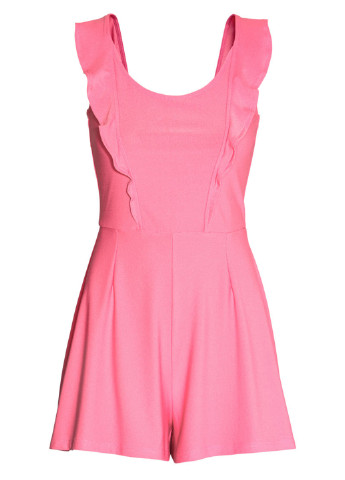 Комбінезон H&M комбінезон-шорти рожевий кежуал