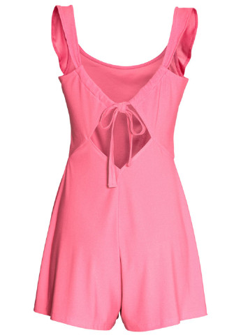 Комбінезон H&M комбінезон-шорти рожевий кежуал