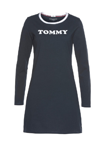 Темно-синя кежуал сукня Tommy Hilfiger з написами