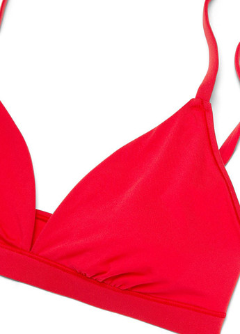 Красный бралетт бюстгальтер Victoria's Secret без косточек полиамид
