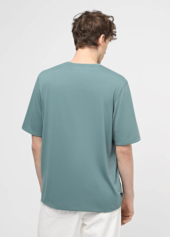 Серо-голубая футболка Timberland