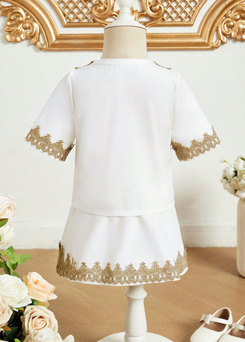 Комбінований демісезонний костюм (блуза, спідниця) спідничний SHEIN