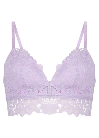 Сиреневый бралетт бюстгальтер Hunkemoller с косточками полиамид