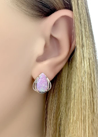 Сережки Silver Flame (233883860)