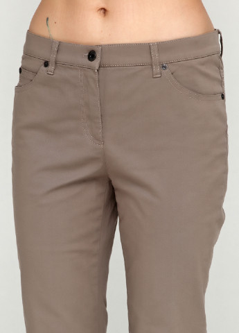 Темно-бежевые кэжуал демисезонные брюки Gerry Weber