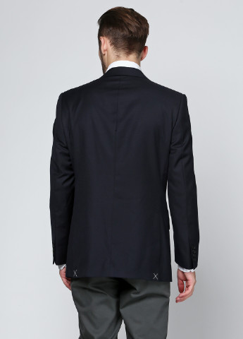 Пиджак Howick с длинным рукавом однотонный тёмно-синий деловой