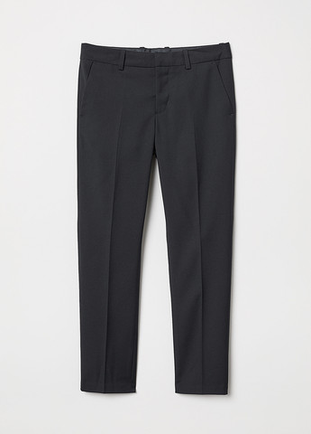 Черные кэжуал демисезонные брюки классические H&M