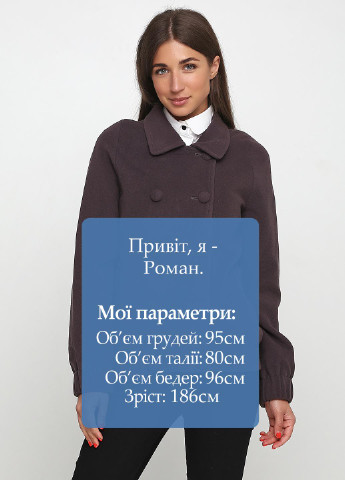 Темно-фіолетова демісезонна куртка Kristina Mamedova