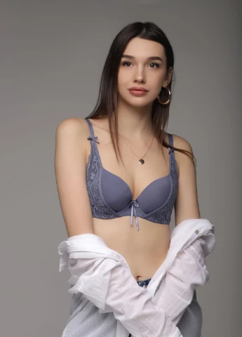 Синий бюстгальтер Viola