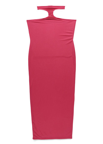 Темно-рожева кежуал сукня PrettyLittleThing однотонна