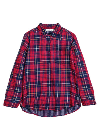Темно-красная кэжуал рубашка H&M