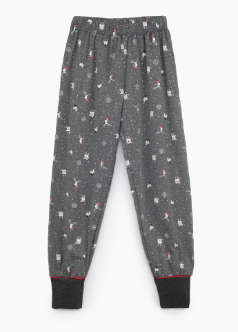 Темно-сіра всесезон піжама (світшот, штани) свитшот + брюки Nicoletta