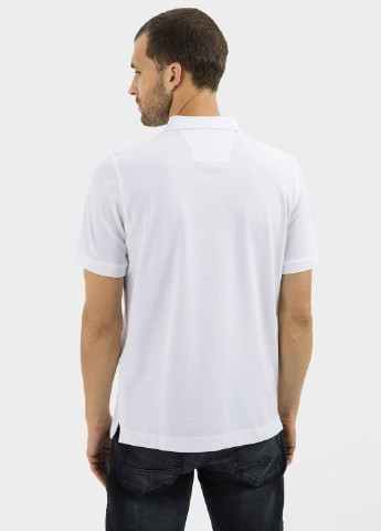 Белая футболка-поло для мужчин Camel Active однотонная
