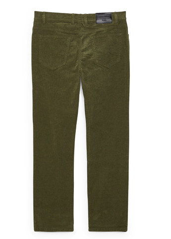 Зеленые кэжуал демисезонные прямые брюки C&A