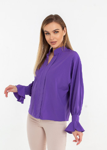 Фиолетовая демисезонная блуза Elfberg