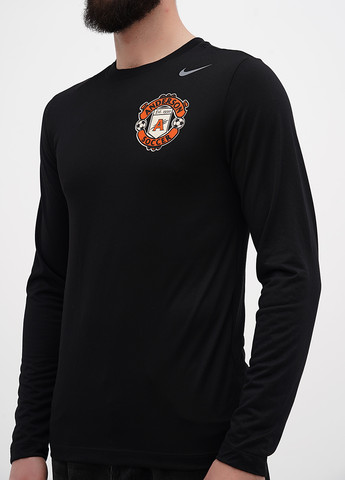 Лонгслів Nike напис чорний спортивні поліестер