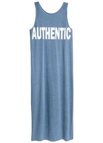 Блакитна кежуал сукня H&M