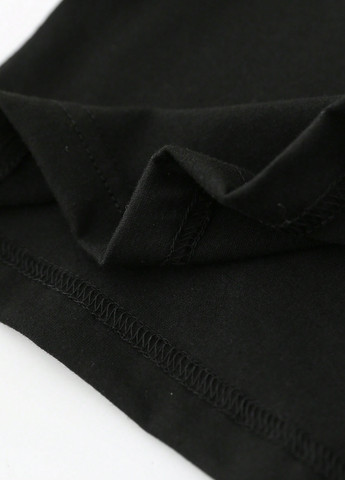 Черная летняя футболка SHEIN