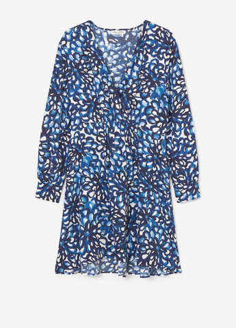 Синее кэжуал платье Marc O'Polo с цветочным принтом