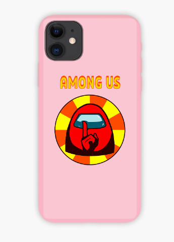 Чехол силиконовый Apple Iphone 8 plus Амонг Ас Красный (Among Us Red) (6154-2412) MobiPrint (219565583)
