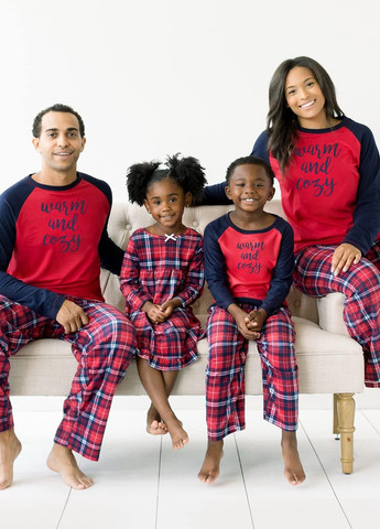 Красная всесезон пижама (реглана, брюки) реглан + брюки SleepytimePjs