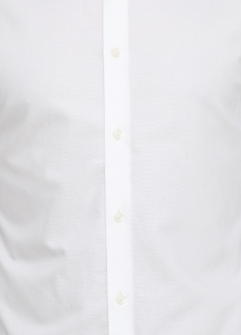 Белая кэжуал рубашка однотонная Banana Republic