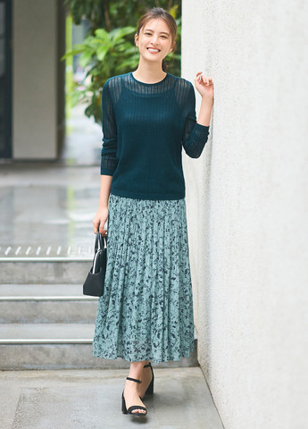 Морской волны летний джемпер джемпер Uniqlo