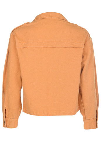 Оранжевая демисезонная куртка джинсовая LOVE REPUBLIC