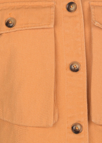 Оранжевая демисезонная куртка джинсовая LOVE REPUBLIC