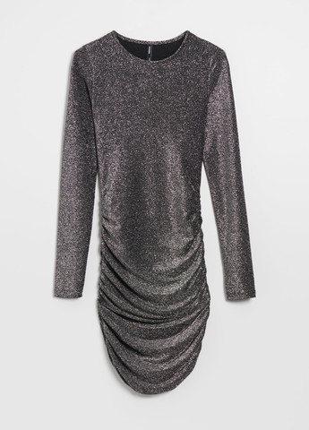 Серое кэжуал платье силуэтная House однотонное