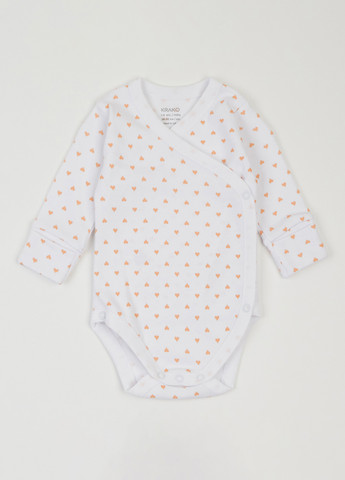 Білий демісезонний комплект (шапка, боді, повзунки) KRAKO