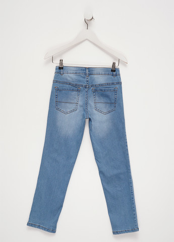 Голубые демисезонные прямые джинсы Cool Club