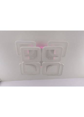 Люстра потолочная LED с пультом A2281/4+4S-RGB-wh Белый 11х43х43 см. Sunnysky (253528090)