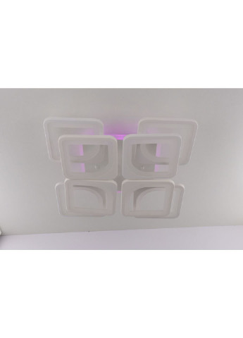 Люстра потолочная LED с пультом A2281/4+4S-RGB-wh Белый 11х43х43 см. Sunnysky (253528090)