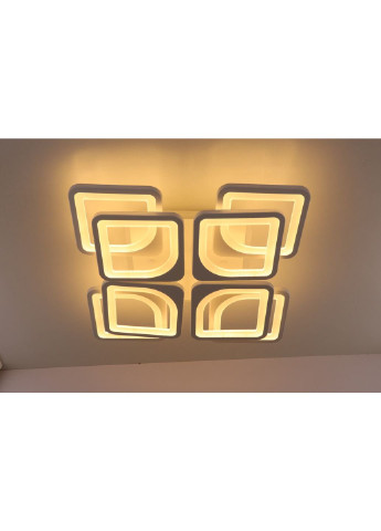 Люстра потолочная LED с пультом A2281/4+4S-RGB-wh Белый 11х43х43 см. Sunnysky (253528090)