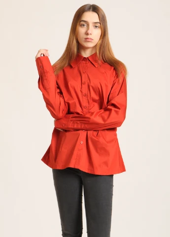 Теракотова блуза Bandolera