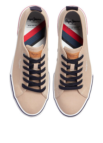 Темно-бежеві кеди Pepe Jeans